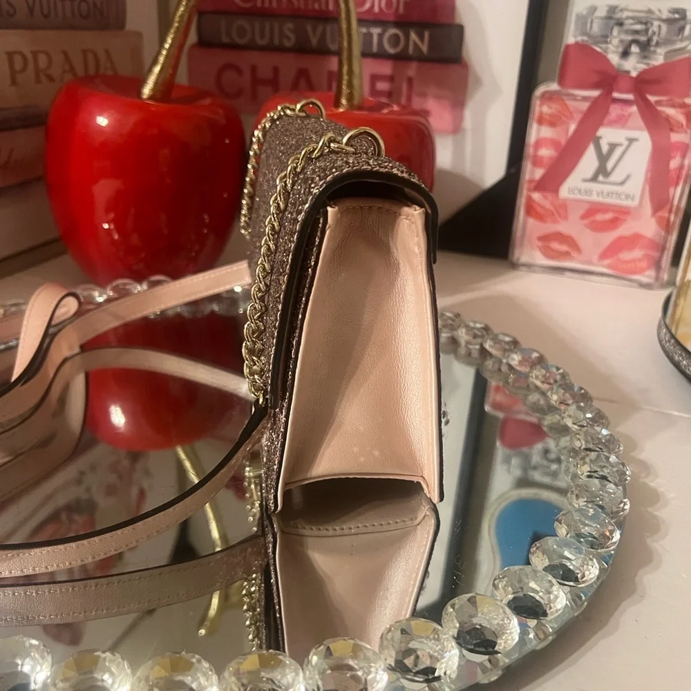 Kate Spade Glittery Pink Crossbody Bag